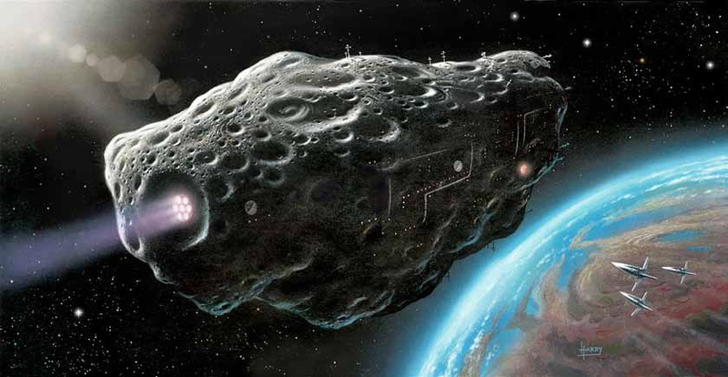 Illustration for article titled An Astounding History of Scientific Space Art from the Past 200 Years